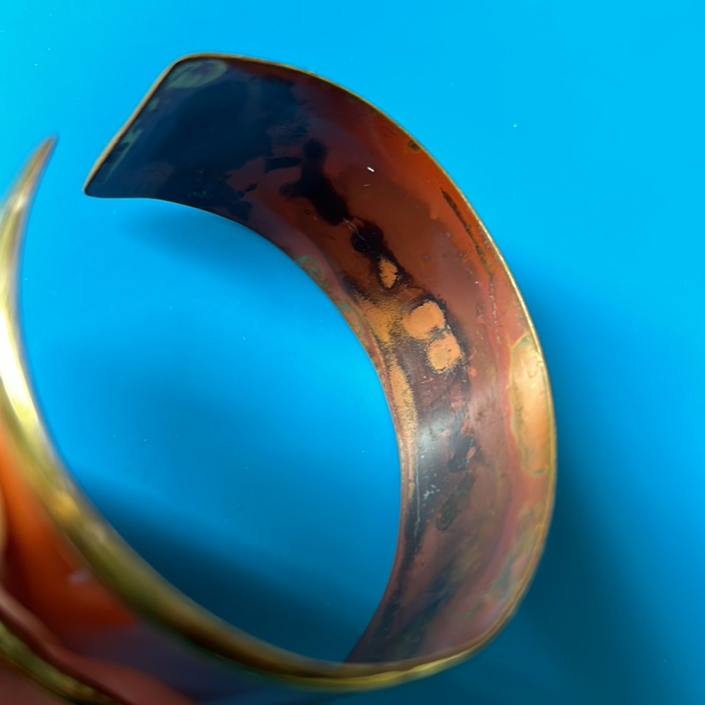 Copper Enamel Cuff - image 7